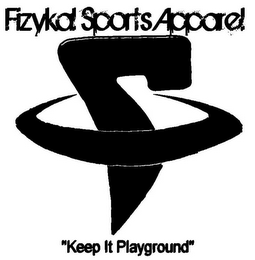 FIZYKAL SPORTS APPAREL 7 "KEEP IT PLAYGROUND" logo