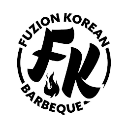 FK FUZION KOREAN BARBEQUE logo