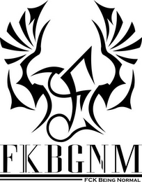 FKBGNM, FCK BEING NORMAL logo