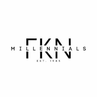 FKN MILLENNIALS EST. 1985 logo