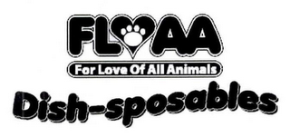 FL  AA FOR LOVE OF ALL ANIMALS DISH-SPOSABLES logo