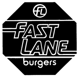 FL FAST LANE BURGERS logo