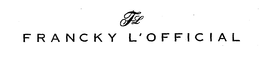 FL FRANCKY L'OFFICIAL logo
