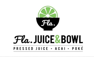FLA. FLA.JUICE&BOWL PRESSED JUICE . ACAI . POKE logo