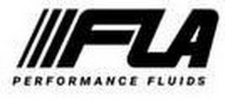 FLA PERFORMANCE FLUIDS logo