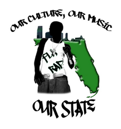 FLA RAP OUR CULTURE, OUR MUSIC OUR STATE logo