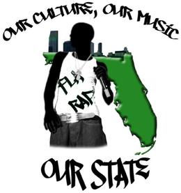 FLA RAP OUR CULTURE, OUR MUSIC OUR STATE logo