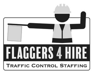 FLAGGERS 4 HIRE TRAFFIC CONTROL STAFFING logo