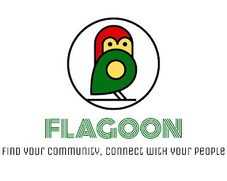 FLAGOON  FIND YOUR COMMUNITY, CONNECT WITH YOUR PEOPLE logo