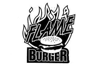 FLAME BURGER logo