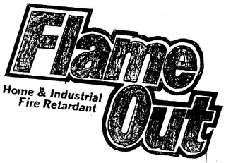 FLAME OUT HOME & INDUSTRIAL FIRE RETARDANT logo