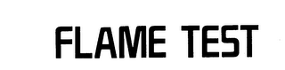 FLAME TEST logo