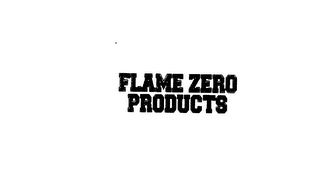 FLAME ZERO PRODUCTS logo