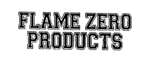 FLAME ZERO PRODUCTS logo