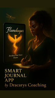 FLAMEKEEPER AWAKEN YOUR INNER FLAME SMART JOURNAL APP BY DRACARYS COACHING logo