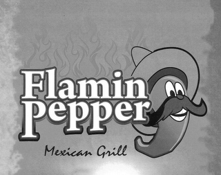 FLAMIN PEPPER MEXICAN GRILL logo