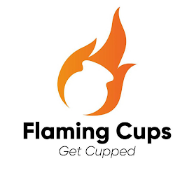 FLAMING CUPS GET CUPPED logo