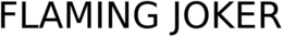FLAMING JOKER logo