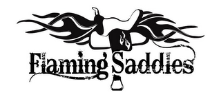 FLAMING SADDLES logo