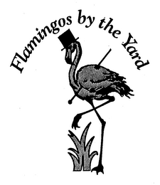 FLAMINGOS BY THE YARD logo