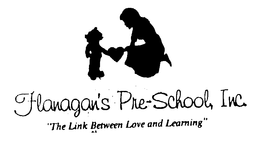 FLANAGAN'S PRE-SCHOOL, INC. "THE LINK BETWEEN LOVE AND LEARNING" logo