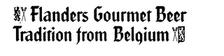 FLANDERS GOURMET BEER TRADITION FROM BELGIUM logo