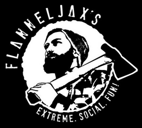 FLANNELJAX'S EXTREME. SOCIAL. FUN! logo