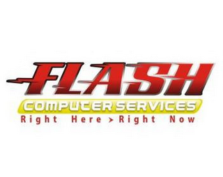 FLASH COMPUTER SERVICES RIGHT HERE > RIGHT NOW logo