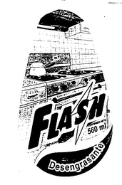 FLASH CONTENIDO NETO 560 ML DESENGRASANTE logo