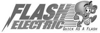 FLASH ELECTRIC QUICK AS A FLASH logo