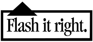 FLASH IT RIGHT logo