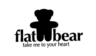 FLAT BEAR TAKE ME TO YOUR HEART logo