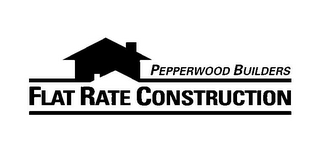 FLAT RATE CONSTRUCTION PEPPERWOOD BUILDERS logo