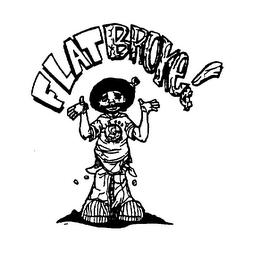 FLATBROKE! IN GOD WE TRUST logo