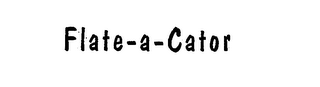 FLATE-A-CATOR logo