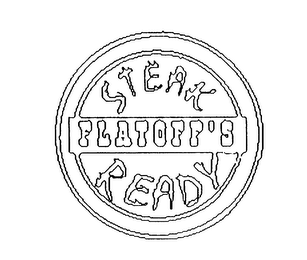 FLATOFF'S STEAK READY logo