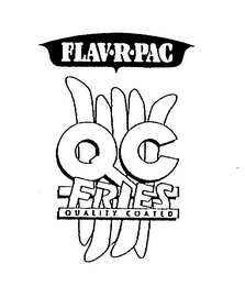 FLAV-R-PAC QC FRIES QUALITY COATED logo