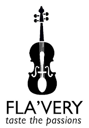 FLA'VERY TASTE THE PASSIONS logo