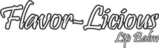 FLAVOR-LICIOUS LIP BALM logo
