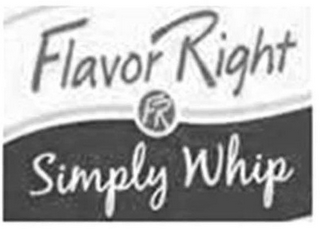 FLAVOR RIGHT FR SIMPLY WHIP logo