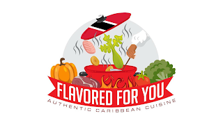 FLAVORED FOR YOU AUTHENTIC CARIBBEAN CUISINE logo