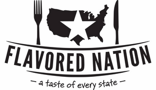 FLAVORED NATION - A TASTE OF EVERY STATE - logo