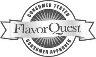 FLAVORQUEST CONSUMER TESTED CONSUMER APPROVED logo