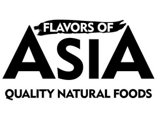 FLAVORS OF ASIA QUALITY NATURAL FOODS logo