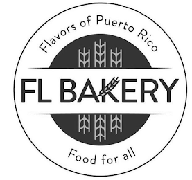 FLAVORS OF PUERTO RICO FL BAKERY FOOD FOR ALL logo