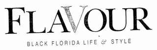 FLAVOUR BLACK FLORIDA LIFE & STYLE logo