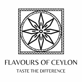 FLAVOURS OF CEYLON TASTE THE DIFFERENCE logo