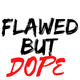 FLAWED BUT DOPE logo