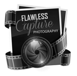 FLAWLESS CAPTURE PHOTOGRAPHY ZOOM LENS 70-300MM  1:2.8 IS USM LENS MADE IN JAPAN 77MM logo