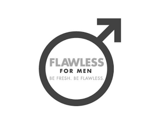 FLAWLESS FOR MEN BE FRESH. BE FLAWLESS. logo